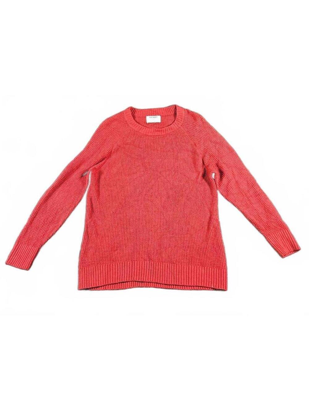 Old Navy Women's Red Crew Neck Sweater, Size S